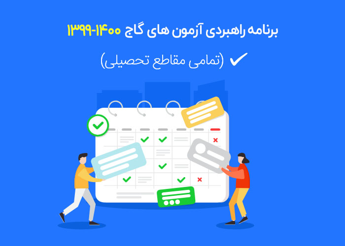 دانلود برنامه راهبردی گاج کنکور 1400